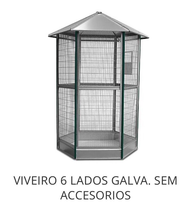 Viveiro pássaros hexagonal Gomez y Crespo