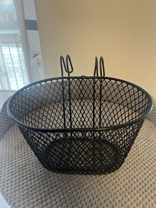 Koszyk na rower – przedni metalowy – do kierownicy