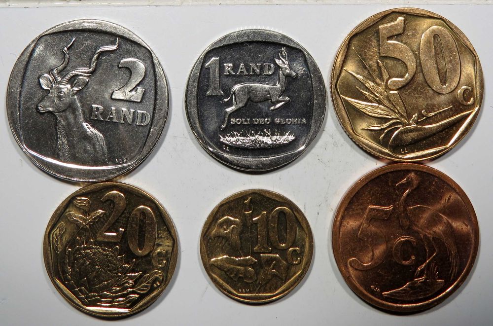 AFRICA SUL - Set FDC 2005 - 6 Moedas