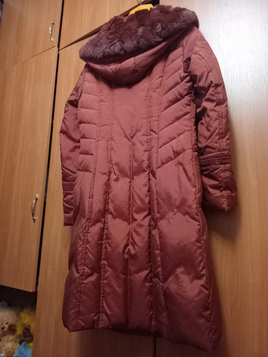Довгий зимовий  пуховичок