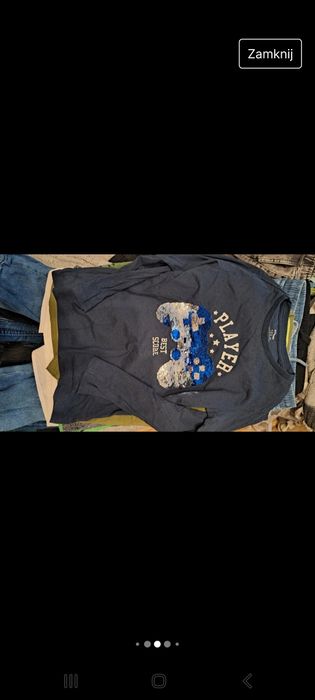 Paka ubrań chłopięce 122cm