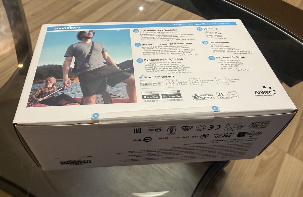 Колонка Anker Soundcore Boom 3i новинка водонепроникна іp68