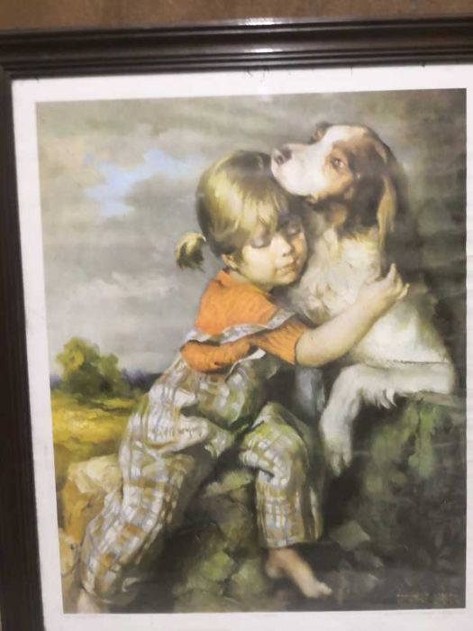 2 quadros com caixilho (réplicas)