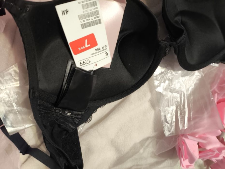 Stanik biustonosz push up h&M 80 c nowy