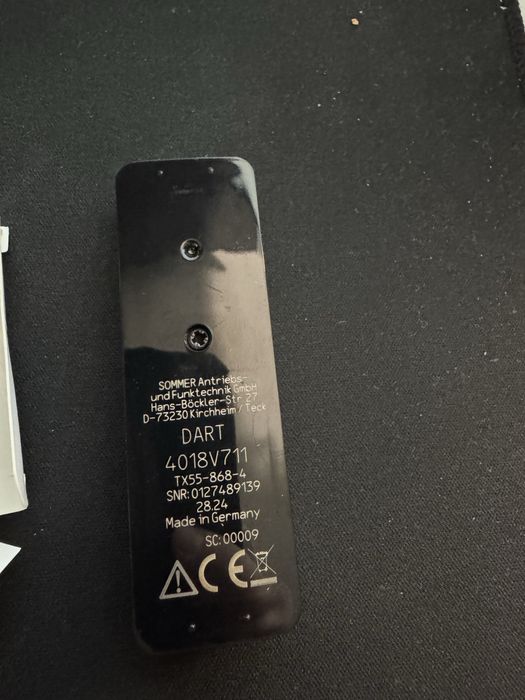 Pilot do bram Wiśniowski Dart 868,95 MHz NOWY