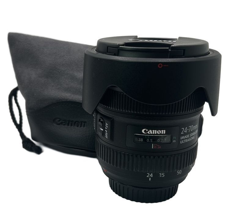 Obiektyw CANON EF 24-70/4 L IS USM | Mega ostry |Futerał+Osłona|