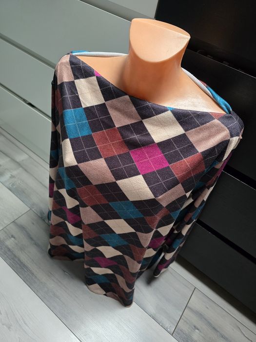 Size plus cienki sweterek damski rozmiar 4XL