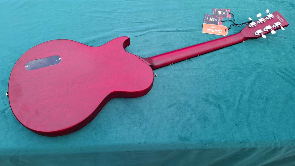 Gitara Elektryczna - Harley Benton Les Paul SC-Jr Faded Cherry Red