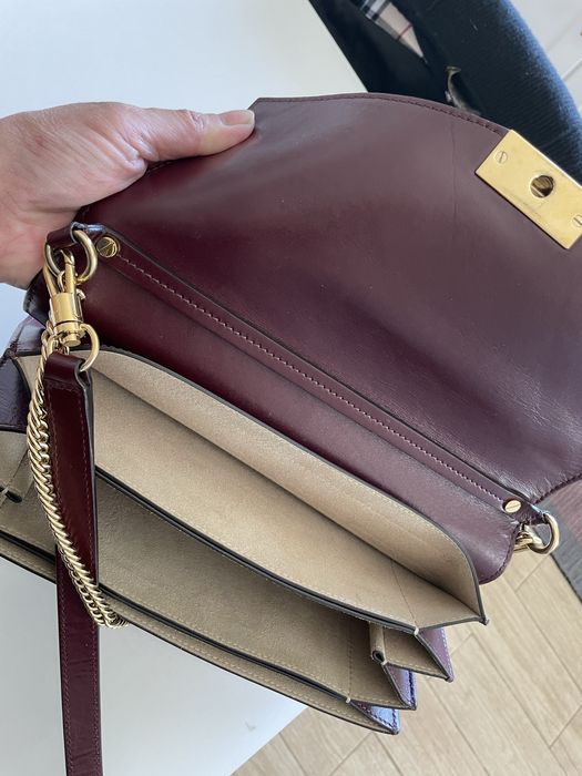 Givenchy GV3 burgundy/bordeaux bolsa