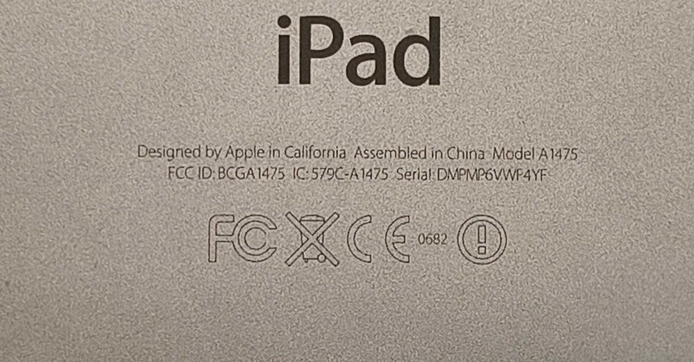 Apple Ipad Air 1 A1475 32GB/LTE 9,7" 2048x1536px