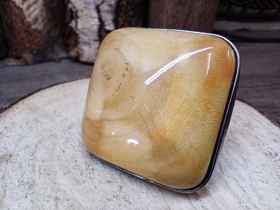 pierścionek drewniany rękodzieło artystyczne handmade