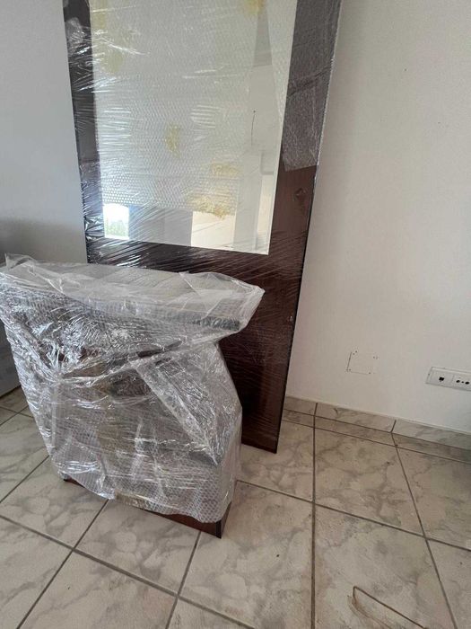 Movel aparador de entrada com espeho