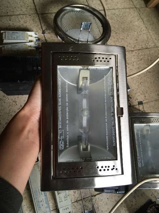 Conjunto de projetores Lumitek downlight inteiror e transformadores