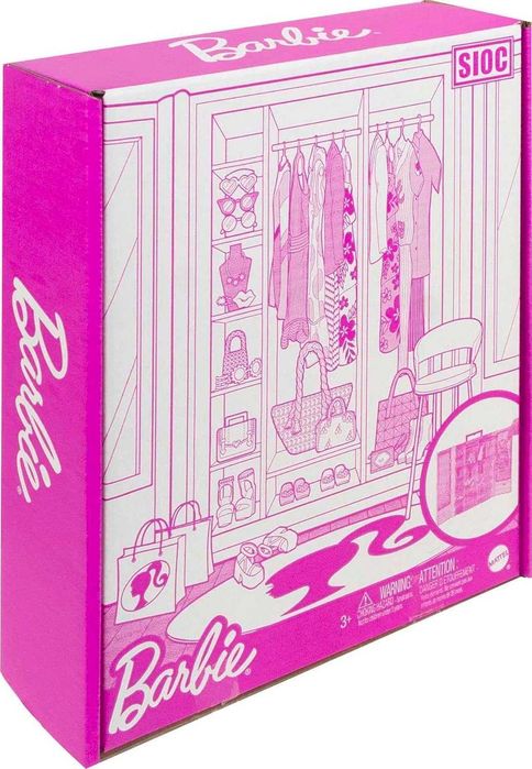 Barbie Closet and Ultimate з 3 наборами одягу барбі шафа шкаф