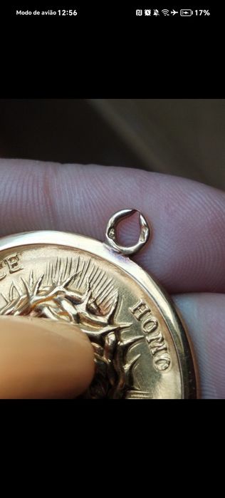 Medalhão Ecce Homo em Ouro – 19.2K