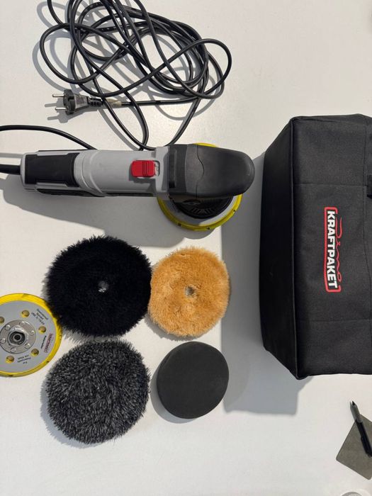 Kraftpaket Машинка полірувальна полірування авто ексцентрикова 900 ват