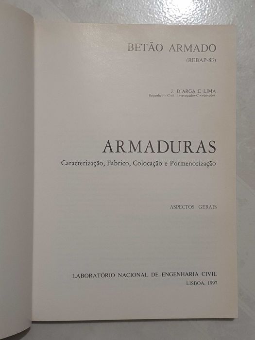 Betão Armado - Armaduras, Aspectos Gerais