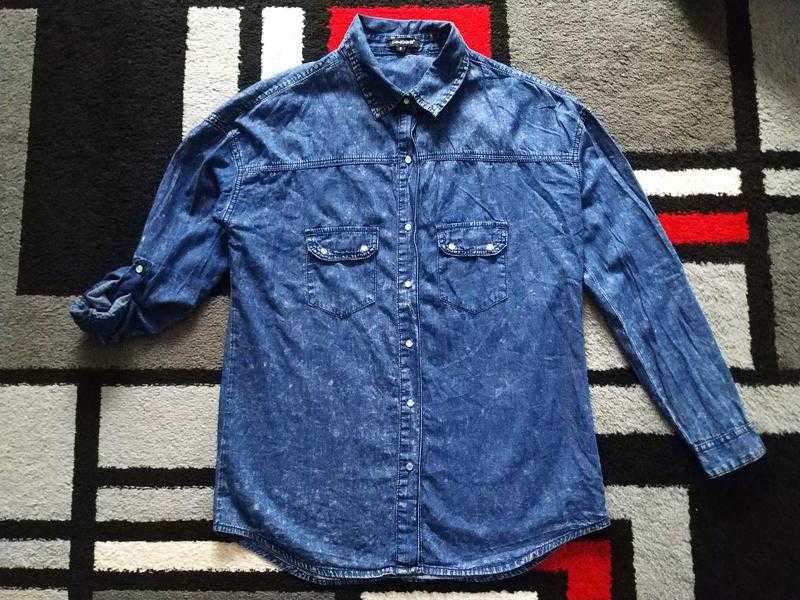 Стильна,жіноча,джинсова сорочка -46 р