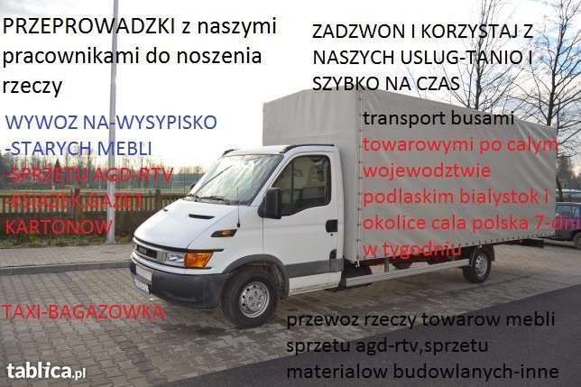 -TRANSPORT-BAGAZOWKI-busy dostawcze-1,5t-Przeprowadzki z tragarzami