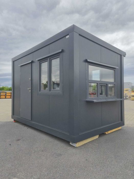 Domek mobilny 4x2,5m Pawilon Stróżówka Portiernia Biuro Dostawa