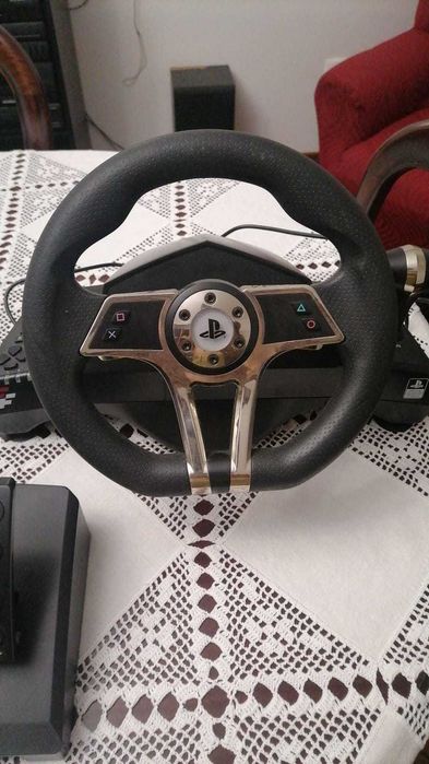 Volante e pedais para ps4ps3 pc