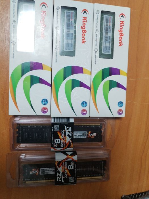 Оперативна пам'ять. Ddr4 (8,16,32). Ddr3  4,8