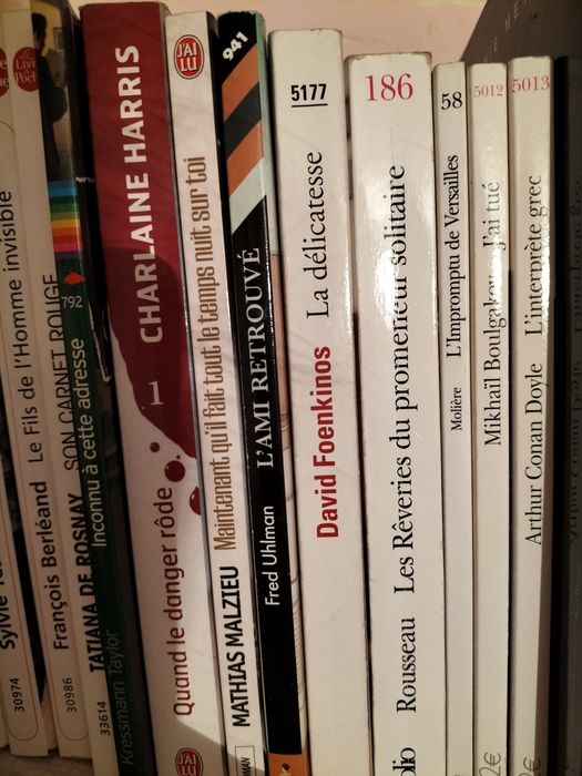 Vários livros em português e francês