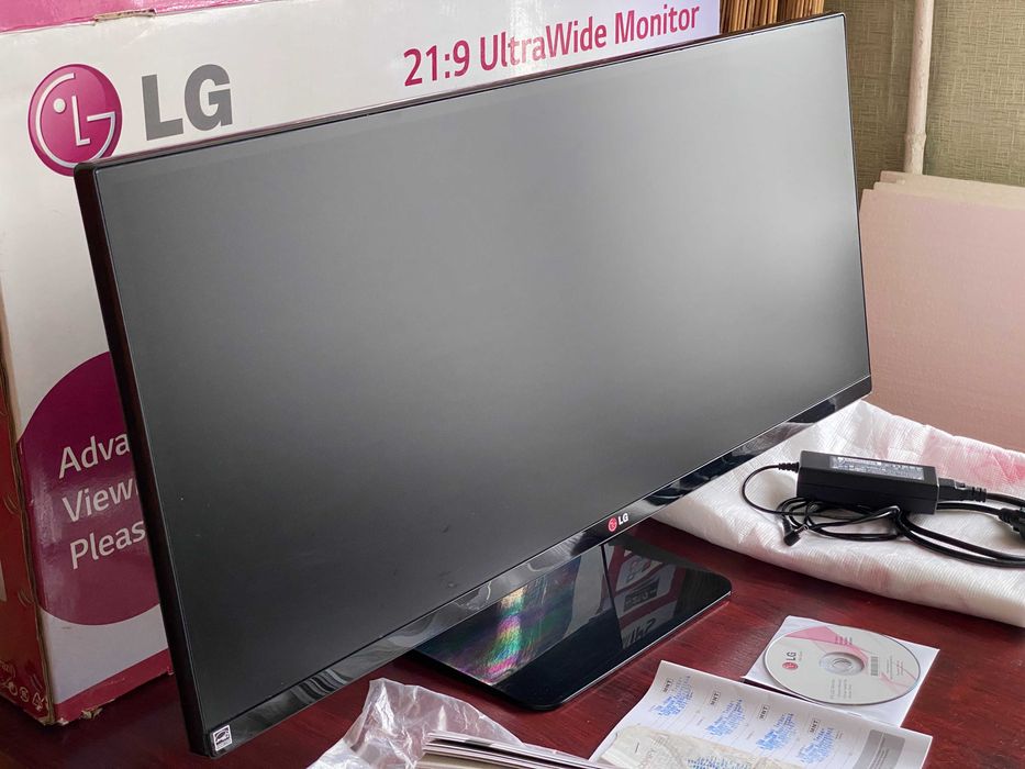 34" AH-IPS 21:9 LG UltraWide Екран ширококутний безрамковий дисплей