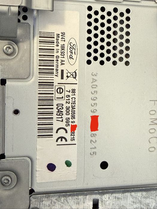 Radio nawigacja  Ford Kuga mk1 + KOD + karta SD z mapą