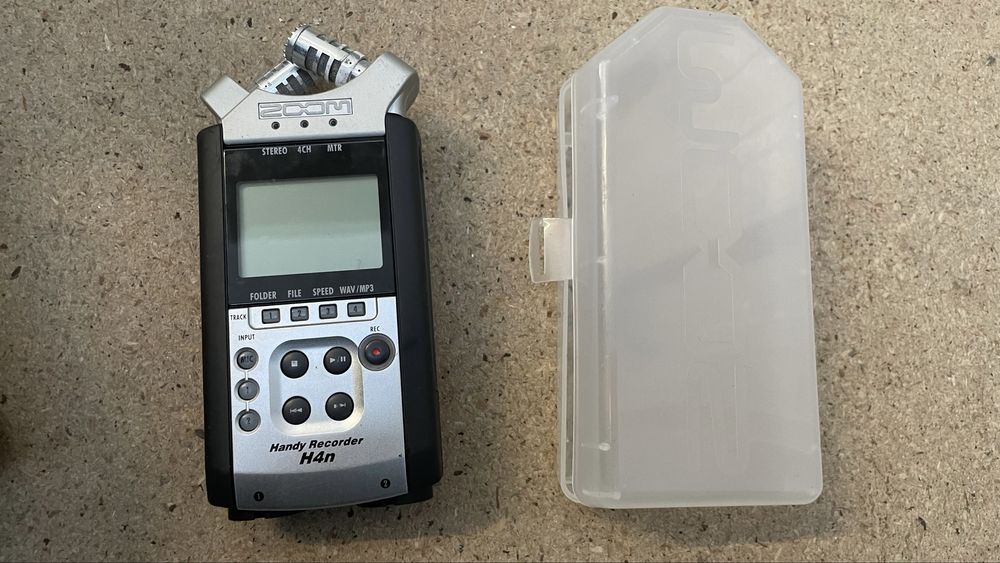 Gravador audio zoom h4n