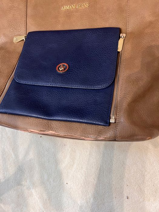 Torebka Armani Jeans shopper do reki na ramię duża
