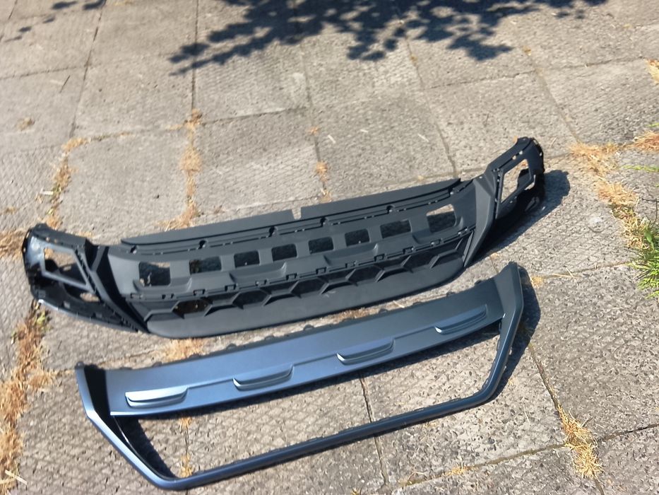 VW Volkswagen Tiguan 2 Allspace Губа спойлер переднього бампера