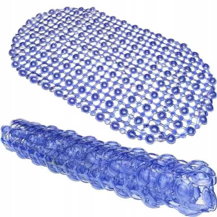 MATA ŁAZIENKOWA ANTYPOŚLIZGOWA do Wanny Prysznica Brodzika 64x34cm PCV