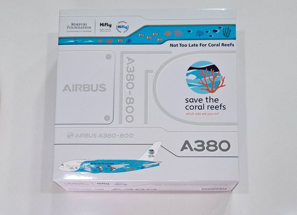 Airbus 380-800 “Save the Coral Reefs” da Hifly – 1/400