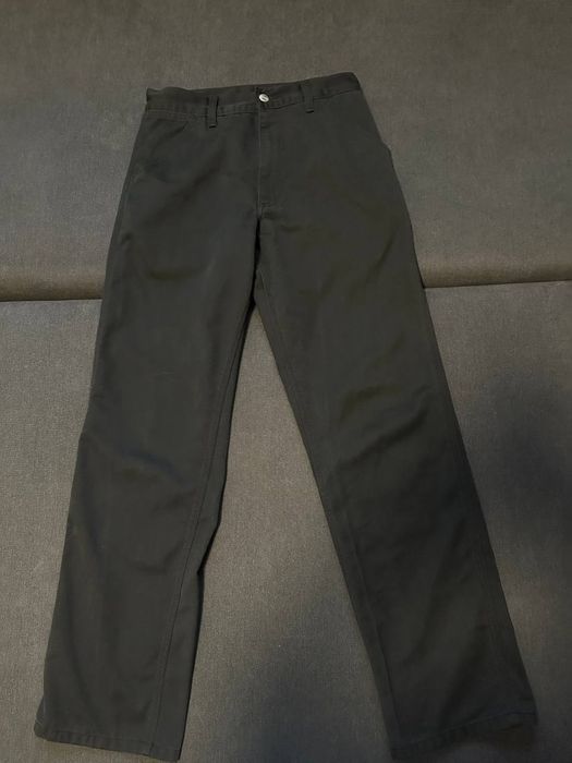 Carhartt чорні штани, джинси прямі