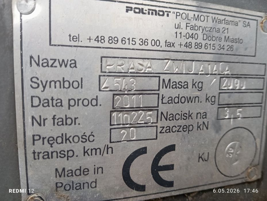 Prasa warfama Z-543