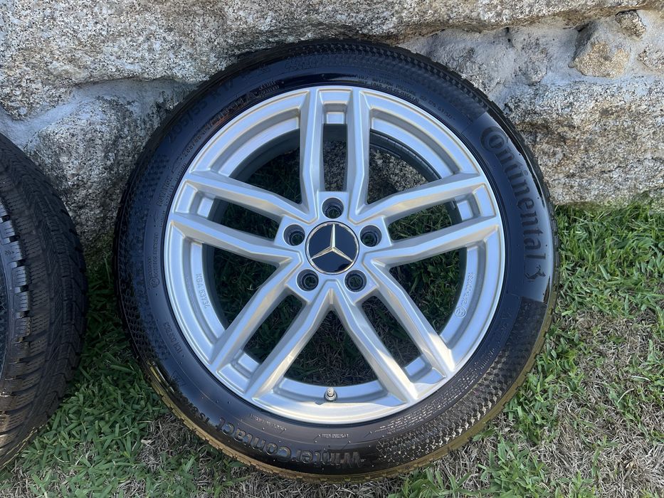 4 Jantes 17 Mercedes 5x112 - Com 4 Pneus (205/55/17)