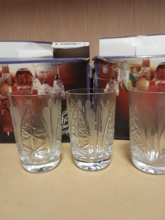 Стаканы хрустальные набор 6 шт