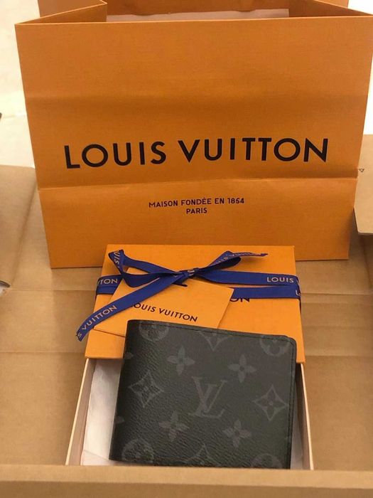Męska portmonetka na monety Louis Vuitton w stylu retro, zaawansowana