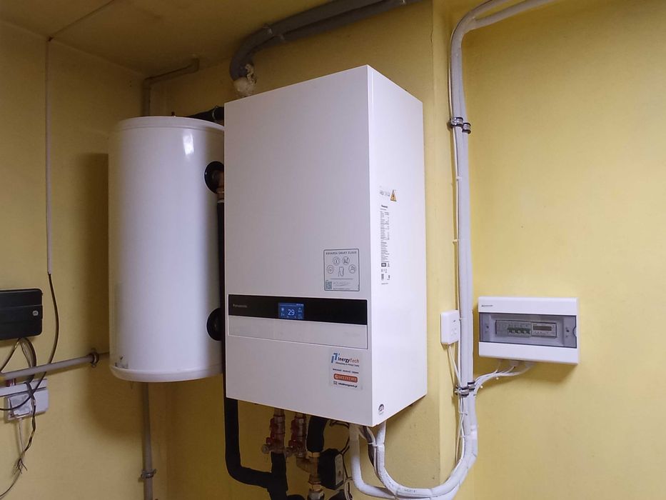 Pompa ciepła Panasonic – kompletny montaż, kotłownia
