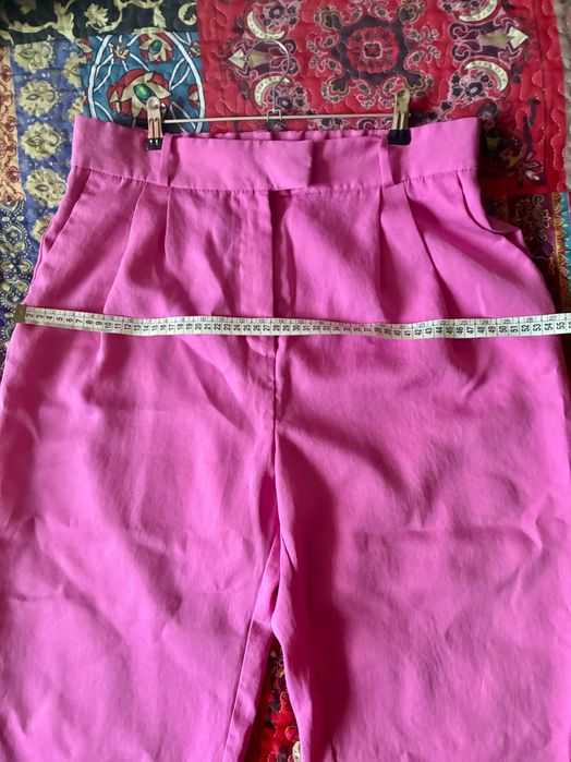 Spodnie damskie chinosy różowe H&M  44
