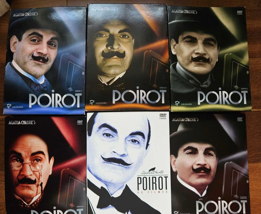 Dvd Poirot Agatha Christie - Series 1 a 5