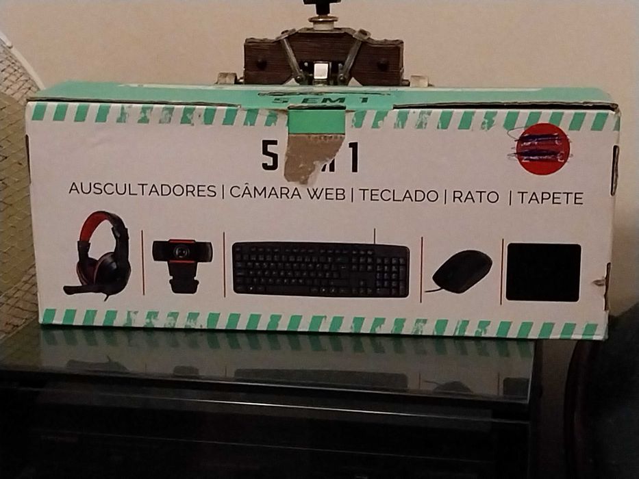 Teclado webcam rato
