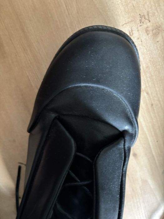 Buty skorzane wysokie