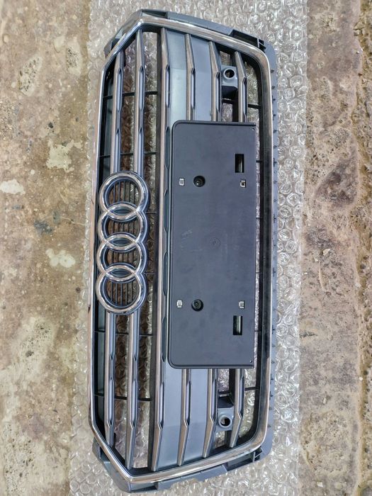Решетка радиатора Silver Chrome(в стиле S5)на Audi A5 B9 2016-2020год.
