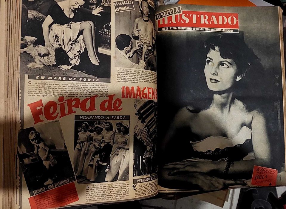 SÉCULO ILUSTRADO  - Anos completos encadernados