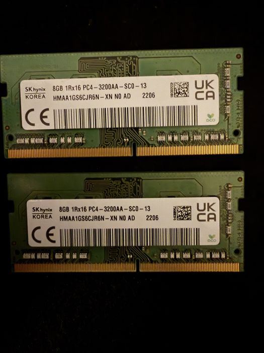 Pamięć RAM DDR4 16GB (2x8gb) 3200mhz