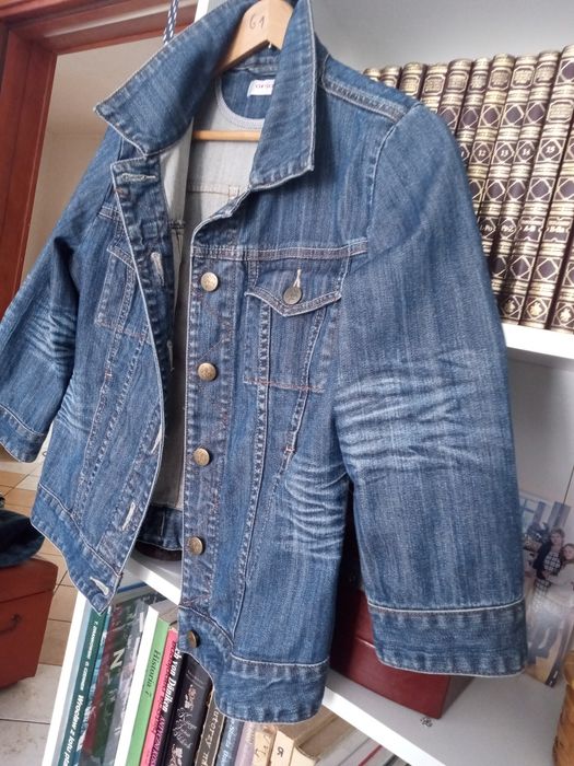 Cudna kurteczka jeans Orsay,rękawy 3/4 r. L