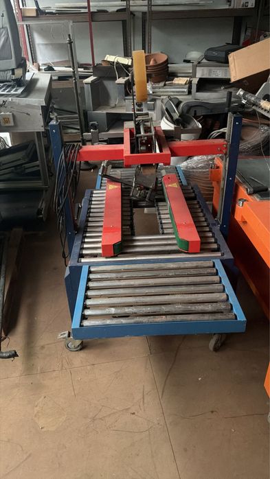 Máquina Seladora de Caixas com Fita Adesiva Semi-Automática Industrial