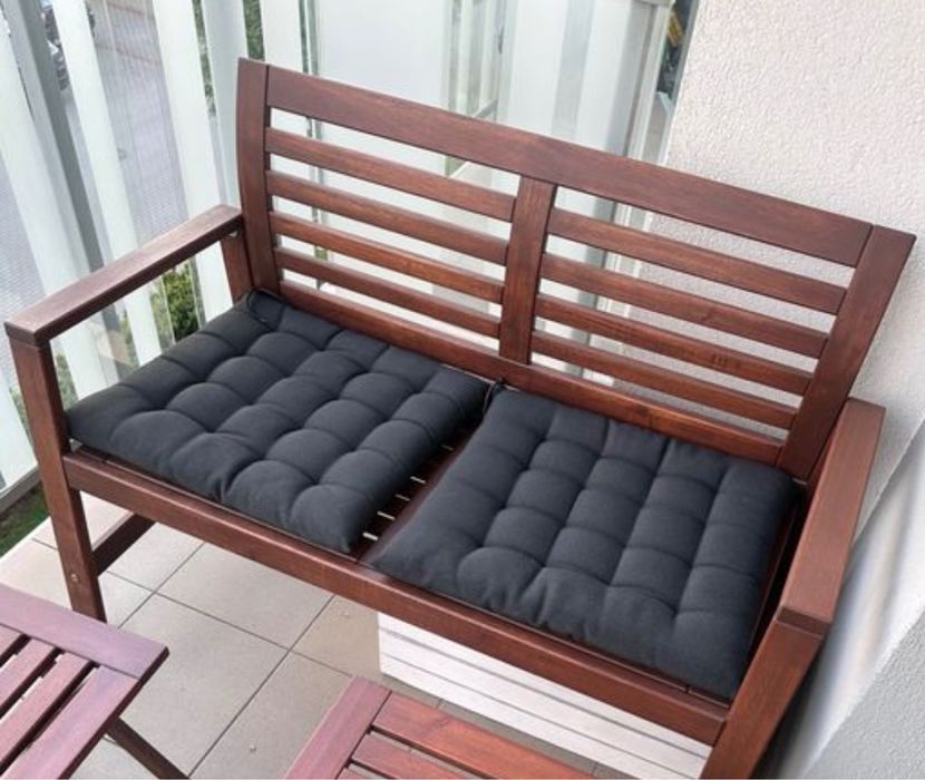 Zestaw mebli ogrodowych applaro - rozkładany stół - komplet